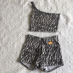 Nike Workout Set Upcycled From Leggings
